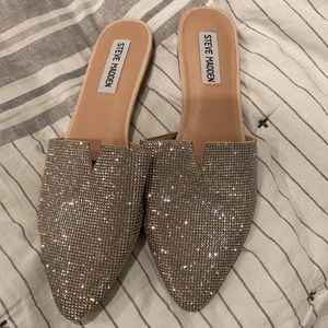 Rhinestone mules